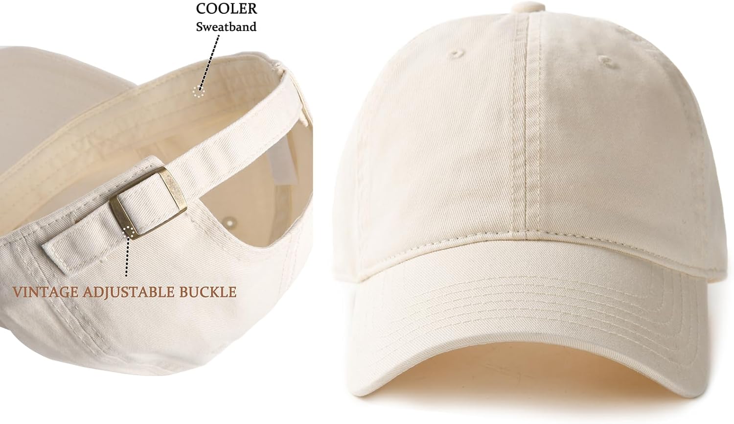 Thumbnail 1 de FURTALK Unisex Vintage Washed Unstructured Baseball Cap