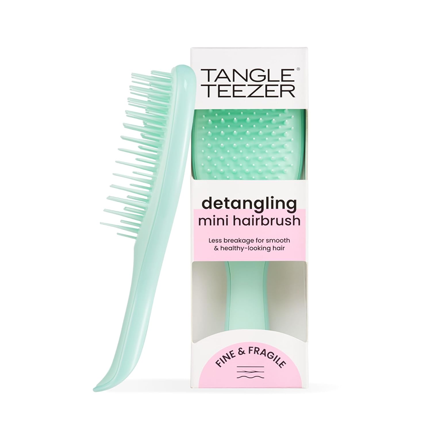 Detalle de Tangle Teezer Ultimate Detangler Klein – Feines, empfindliches Haar, Türkis