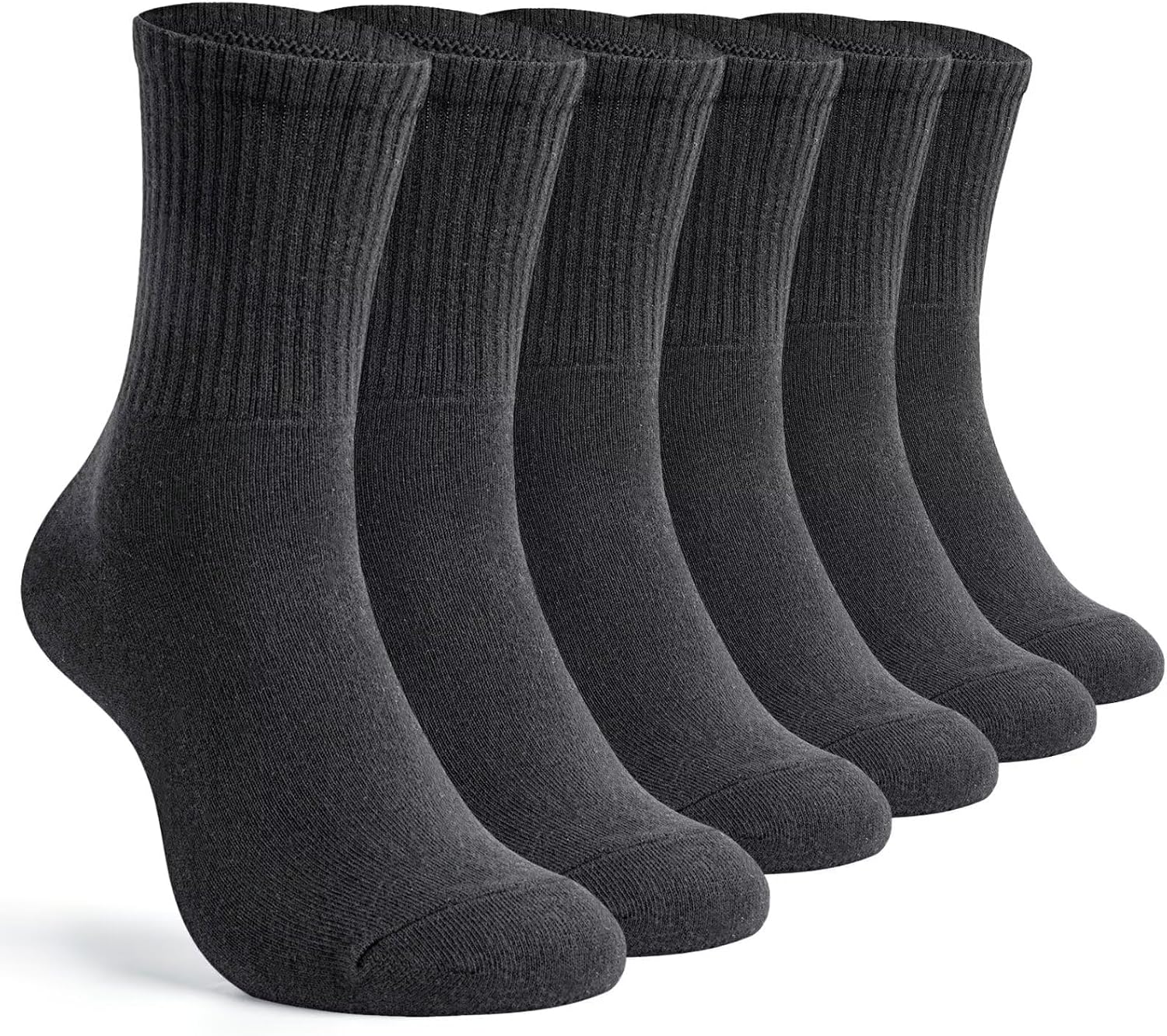 Thumbnail 6 de TUUHAW Chaussettes Homme 39-42 Noir — Confort coton et respiration pour le sport