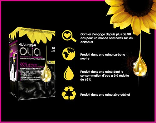 Thumbnail 3 de Garnier Olia Coloration permanente 1.0 Noir Absolu 💇♀