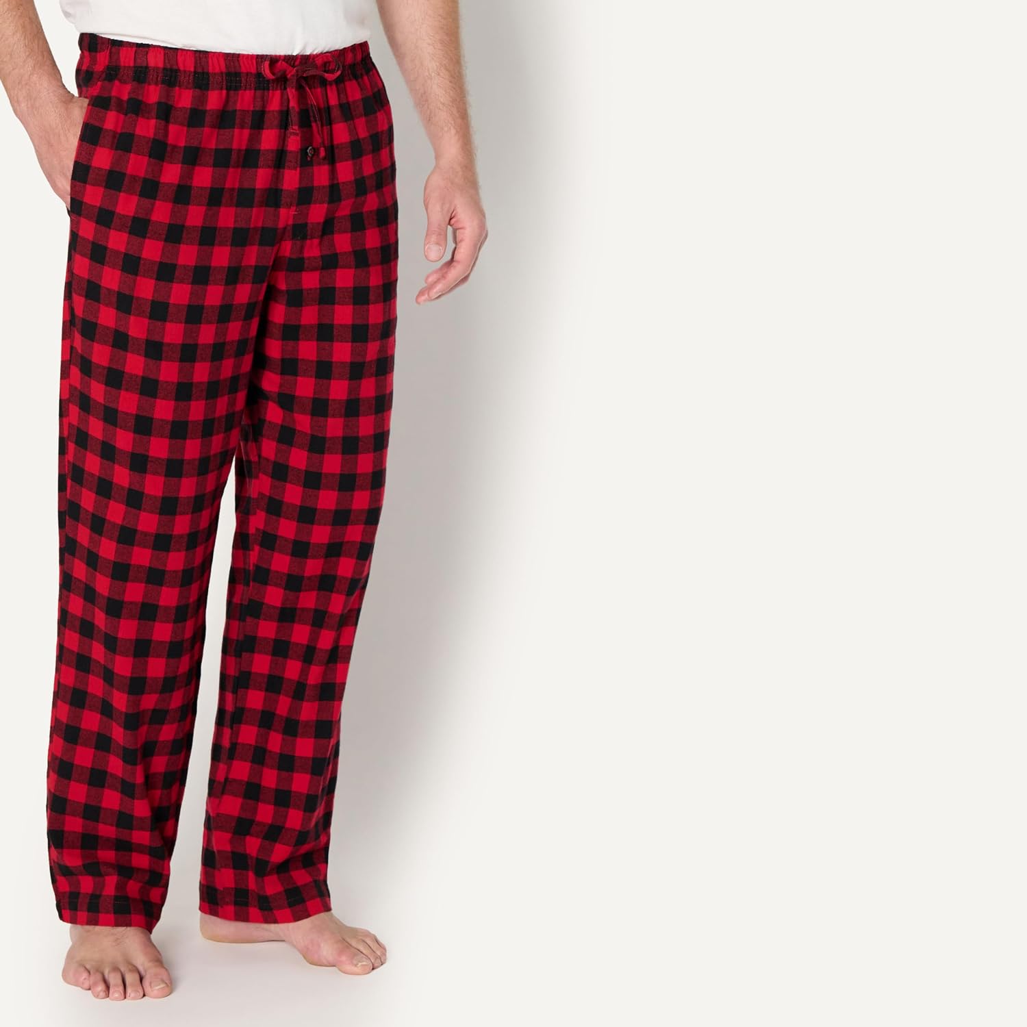 Detalle de Amazon Essentials Pantalon pyjama flanelle M 77,5 cm