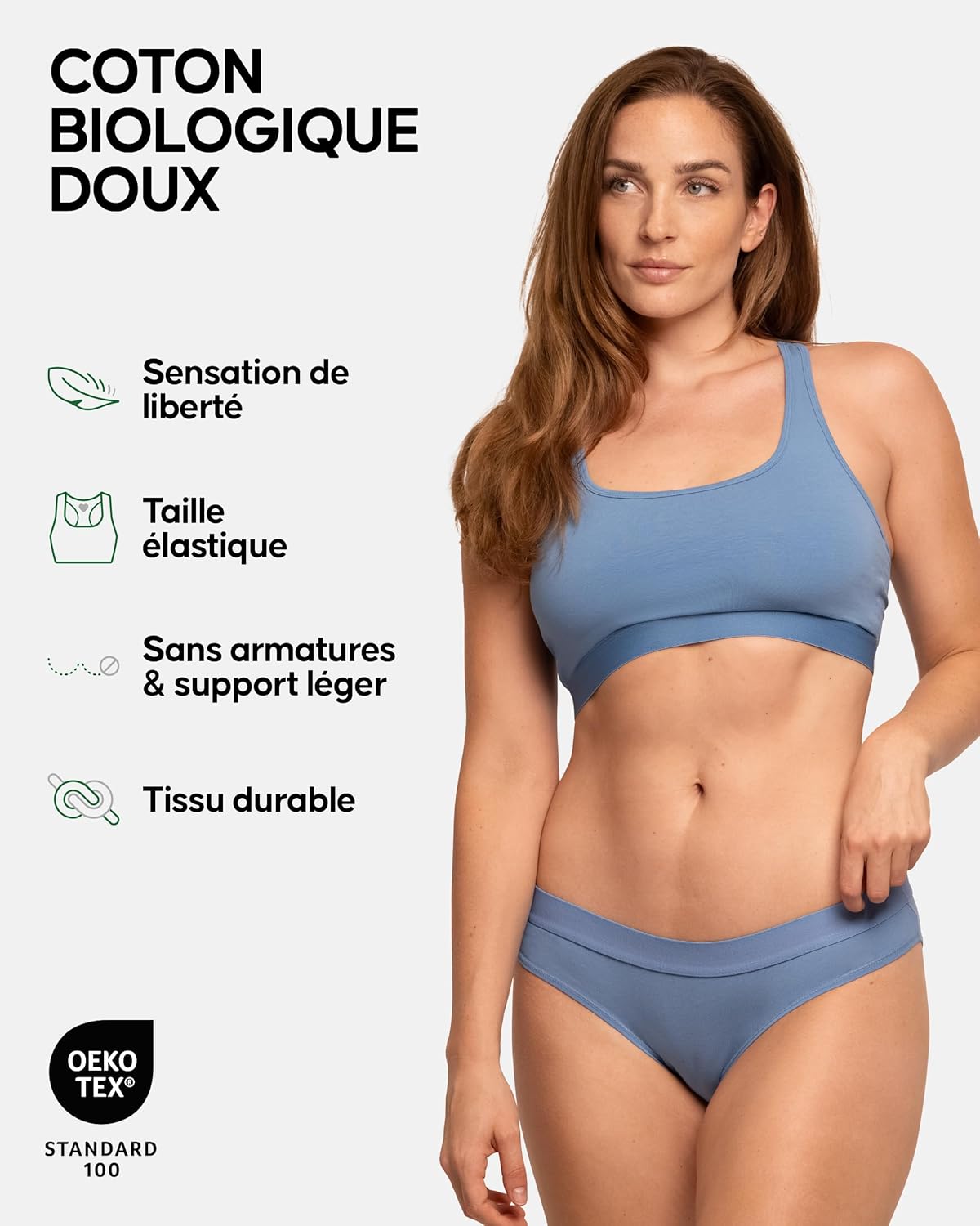 Thumbnail 1 de DANISH ENDURANCE Strings Coton Bio 3‑pièces 🍑