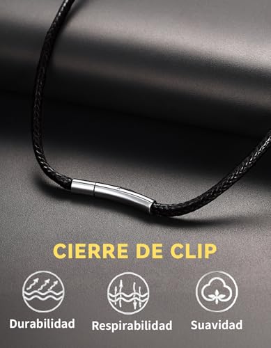 Detalle 2 de ChainsHouse chaîne cuir homme femme garçon 41 cm