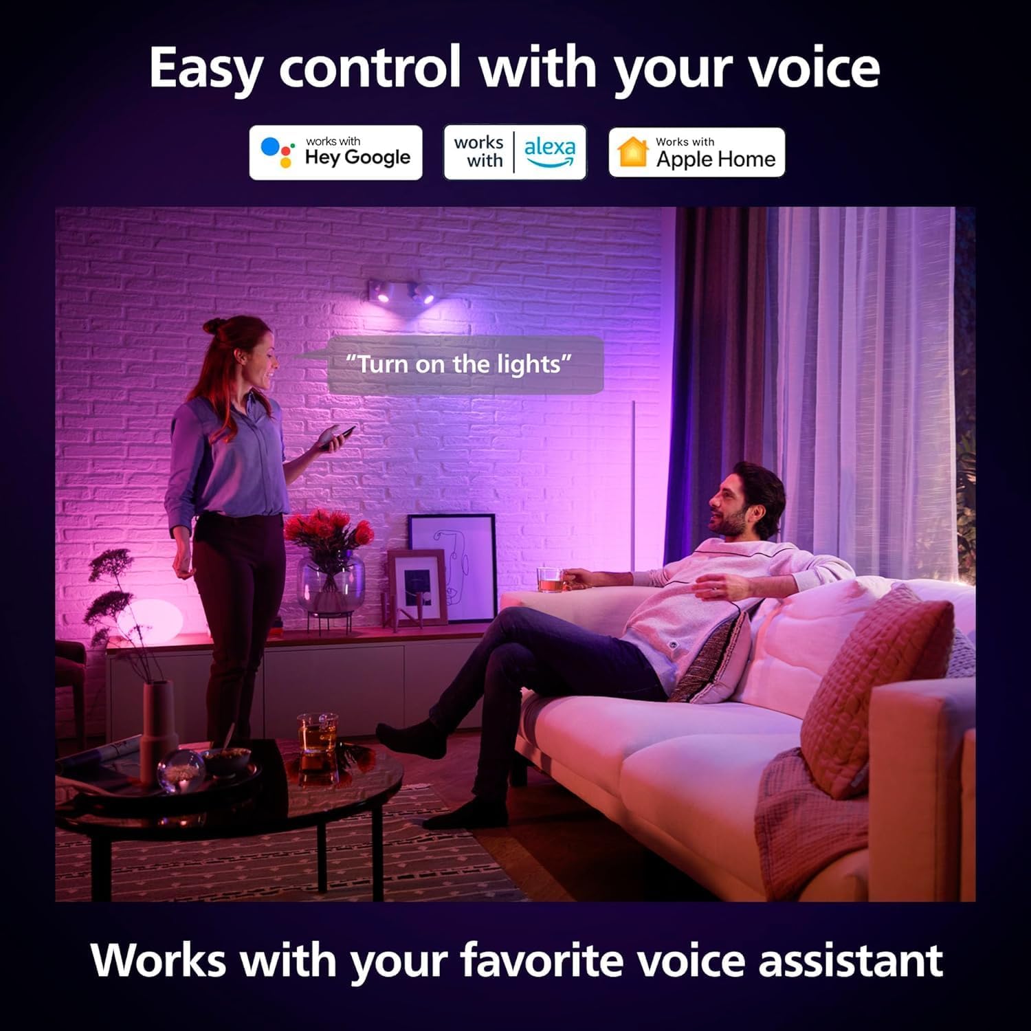 Thumbnail 5 de Philips Hue GU10 – Smart LED Spotlight (3-Pack) White and Colour Ambiance
