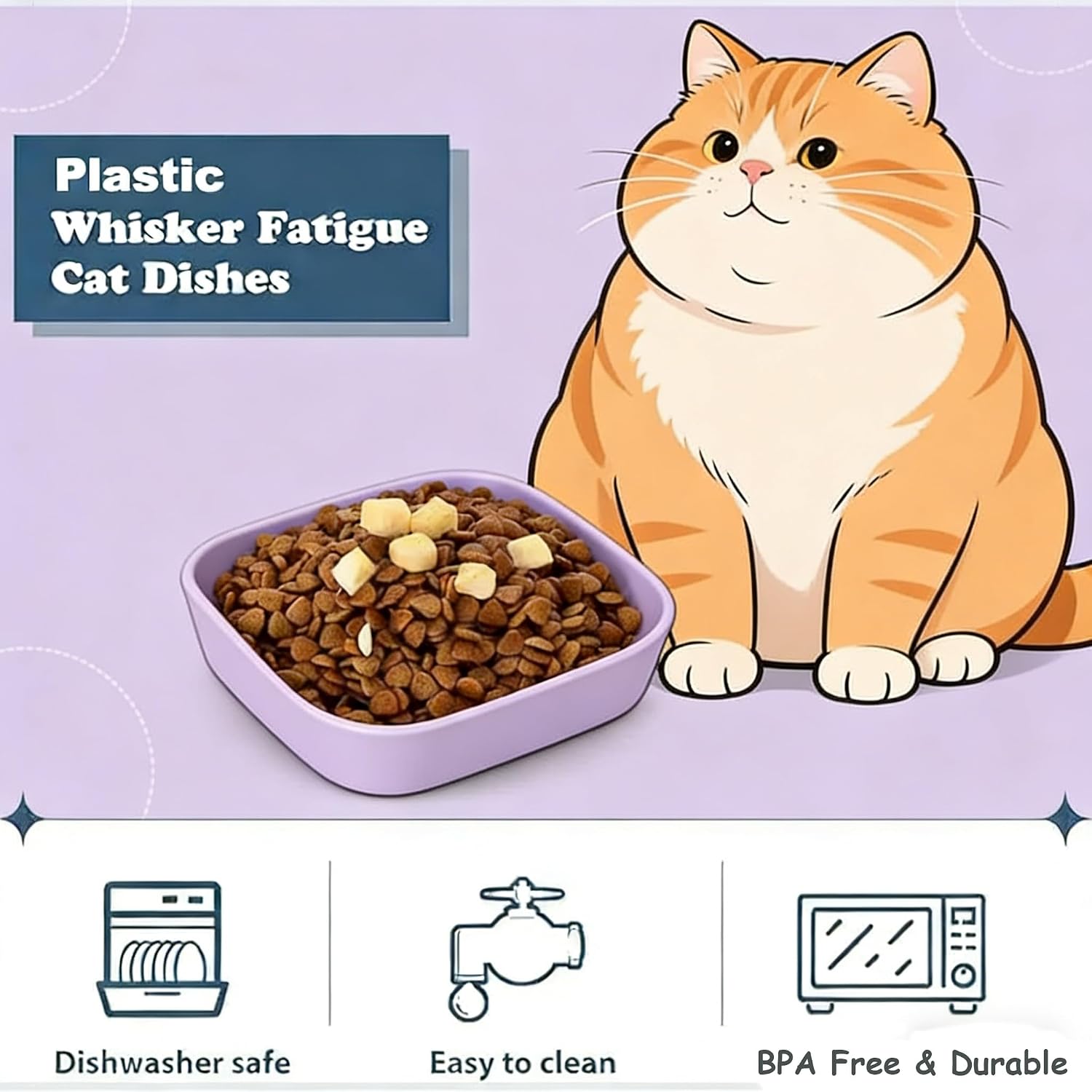 Thumbnail 4 de 12 Pack Cat Bowls Whisker Friendly