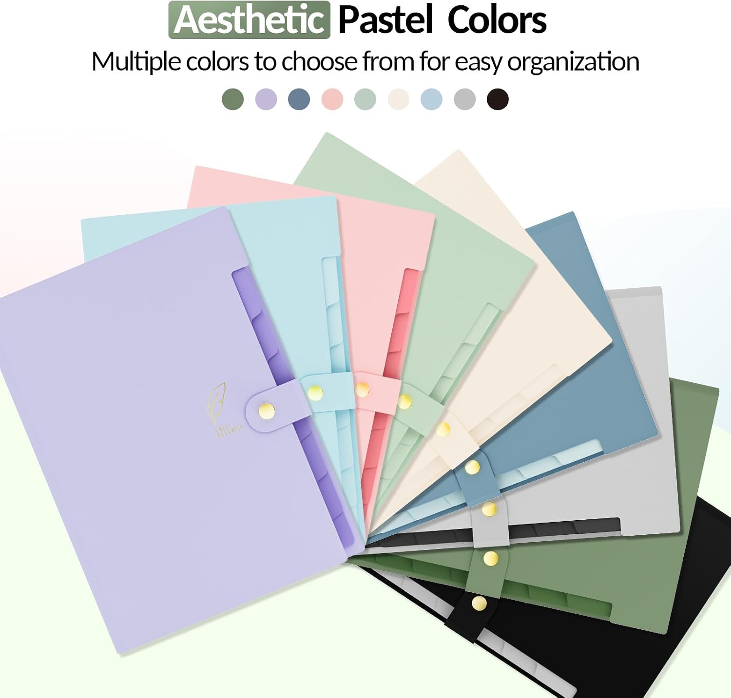 Detalle de Sooez Accordion File Organizer, Letter Size