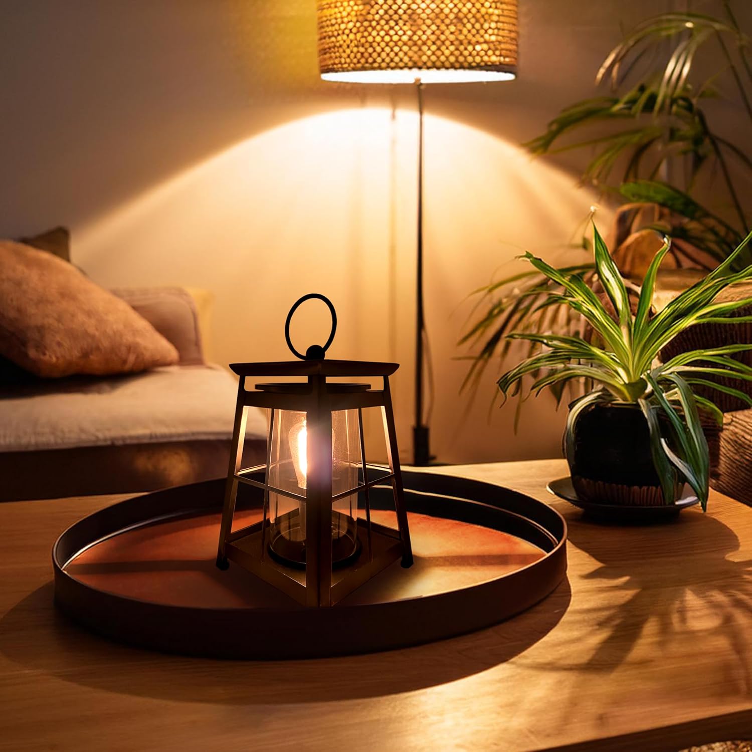 Thumbnail 2 de Lantern Edison Electric Oil Wax Melt Burner Lamp (UK) with Cello Wax Medallions