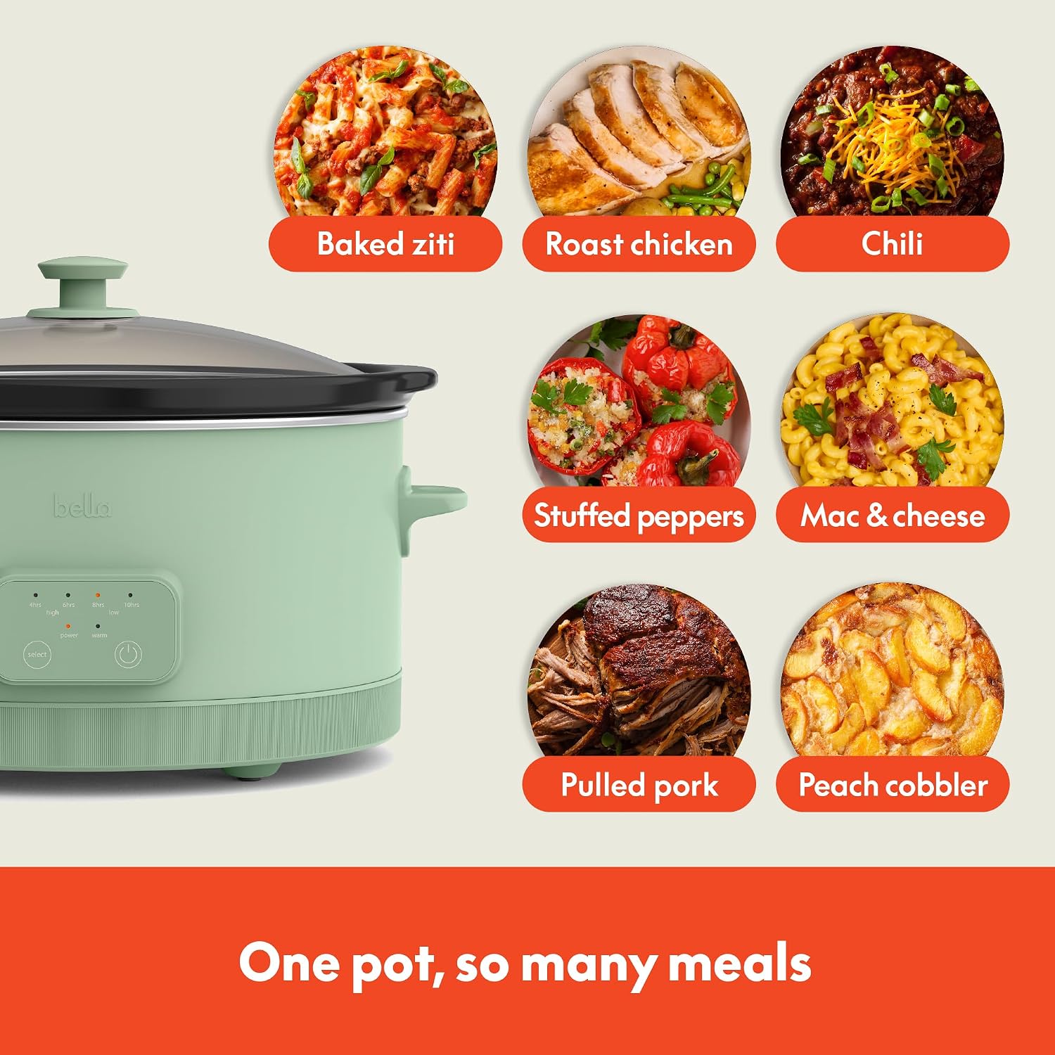 Thumbnail 4 de bella Slow Cooker, 6-quart