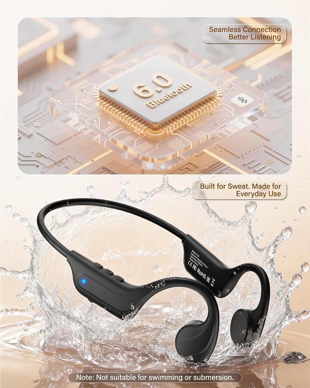 Thumbnail 5 de Gavhaio Bone Conduction Headphones 25g