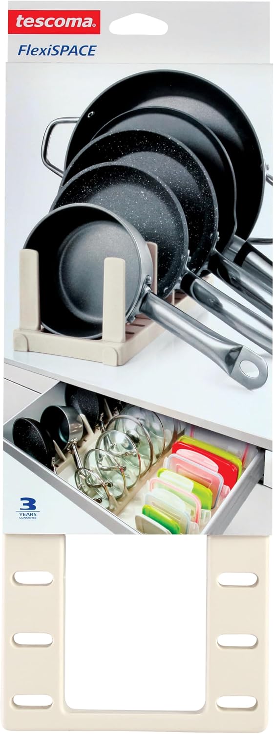 Detalle 1 de Tescoma FlexiSpace 899482 pannenhouder voor maximaal vijf pannen, wit