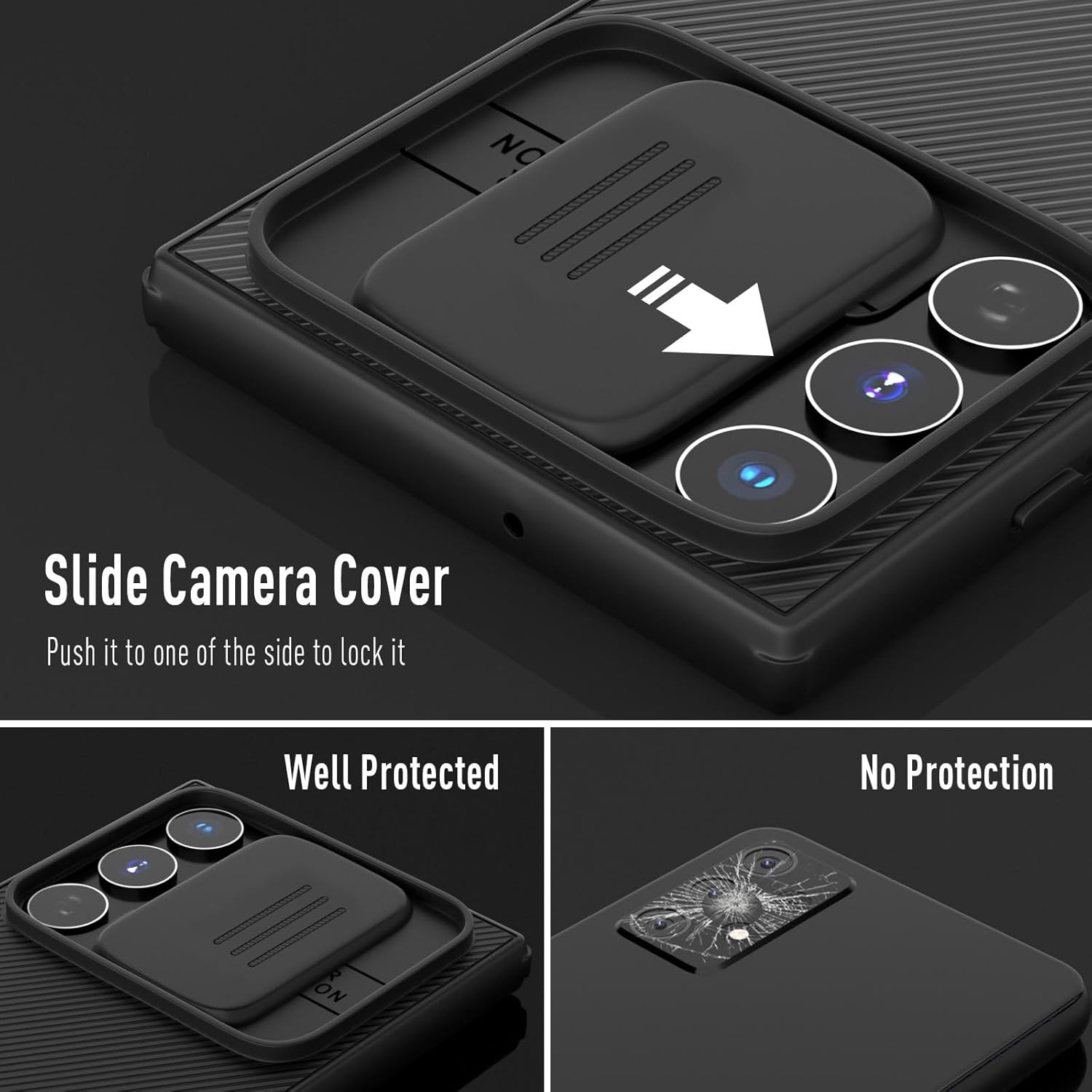 Thumbnail 2 de XTCASE Cover per Samsung Galaxy S26 Ultra 5G: Custodia con Scorrimento della Fotocamera, Protezione Ultra-Sottile e Antiurto