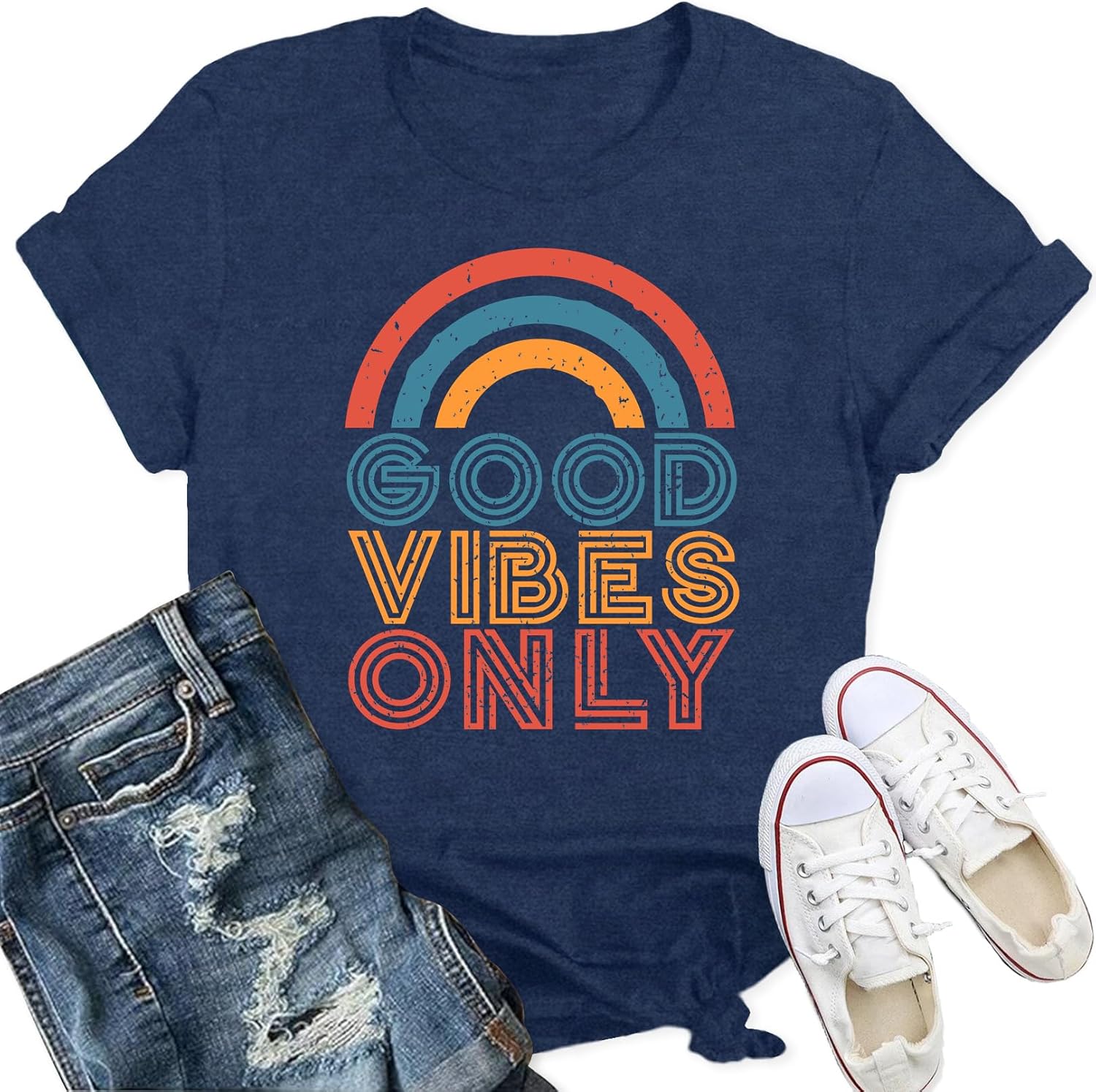 Thumbnail 5 de Qskall Good Vibes Only T shirt