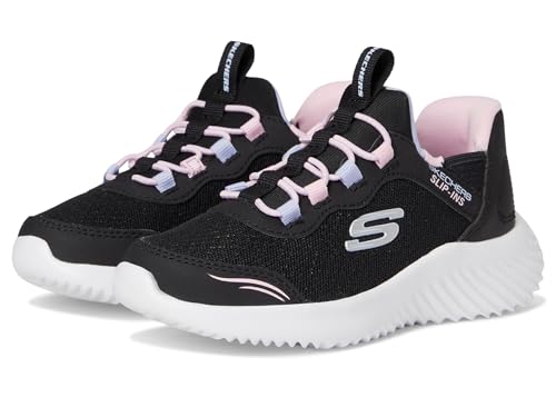 Thumbnail 6 de Skechers Bounder Simple Cute Slip-In, zapatillas deportivas negras con cordones elásticos, talla 34 EU