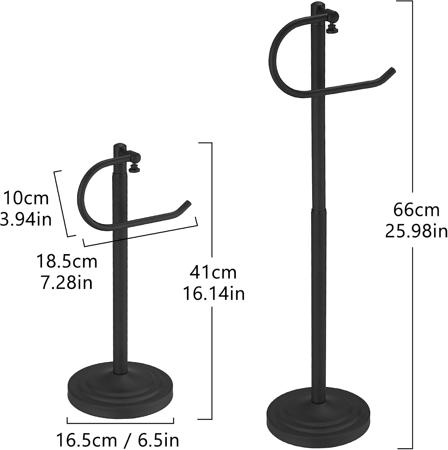 Detalle de RFOUO Freestanding Towel Holder, Stainless Steel