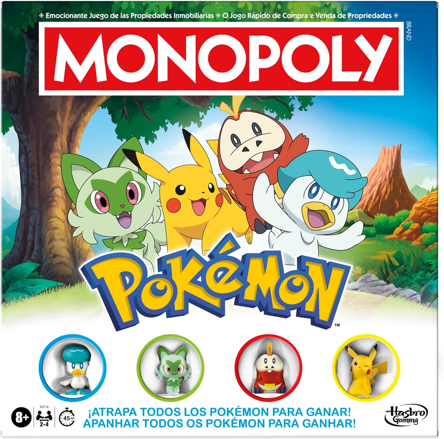 Detalle de Monopoly Edición Pokémon 48 Pokémon