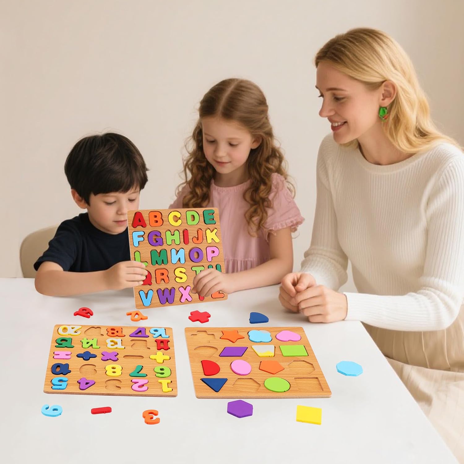 Thumbnail 5 de Alphabet Wooden Puzzles Pack of 3 🧩
