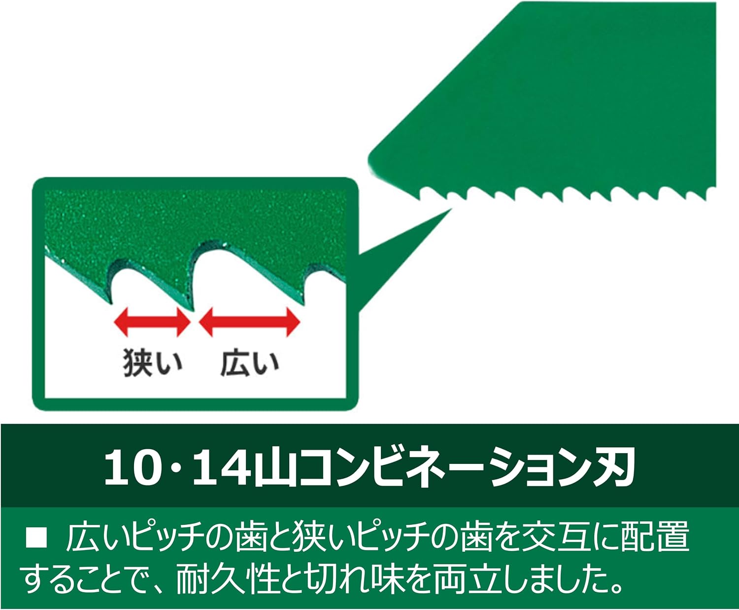 Detalle 1 de HiKOKI No.202CW 解体用レシプロソーブレード 200mm・刃厚0.9mm・10/14山 5枚入り