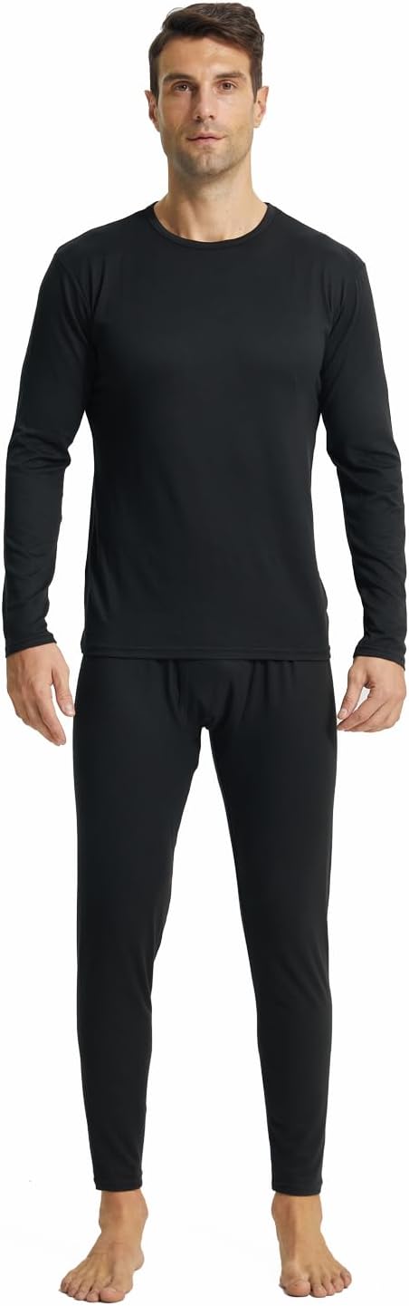 Detalle de BEGIANT Thermounterwäsche Herren Set mit Fleece-Futter – lange Unterwäsche als Baselayer für Winter