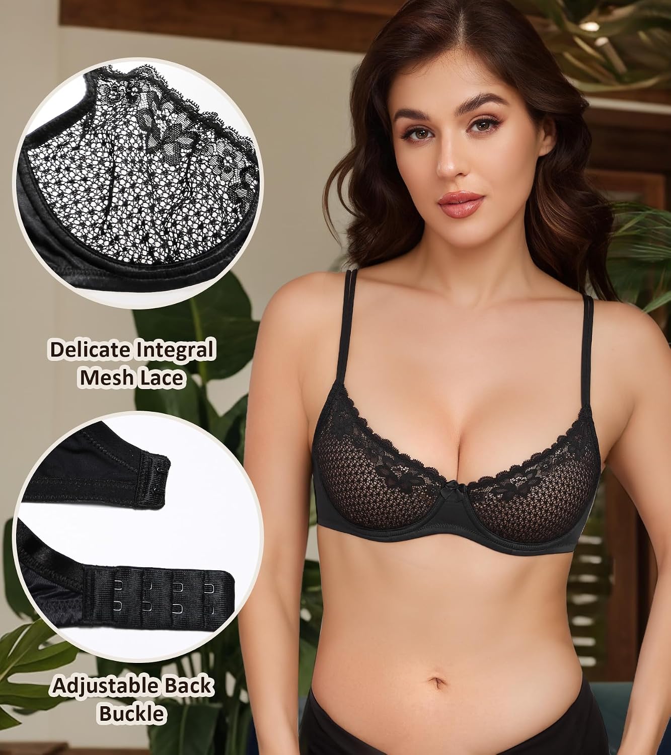 Thumbnail 5 de Lemorosy Soutien-Gorge Balconnet 1/2 bonnet