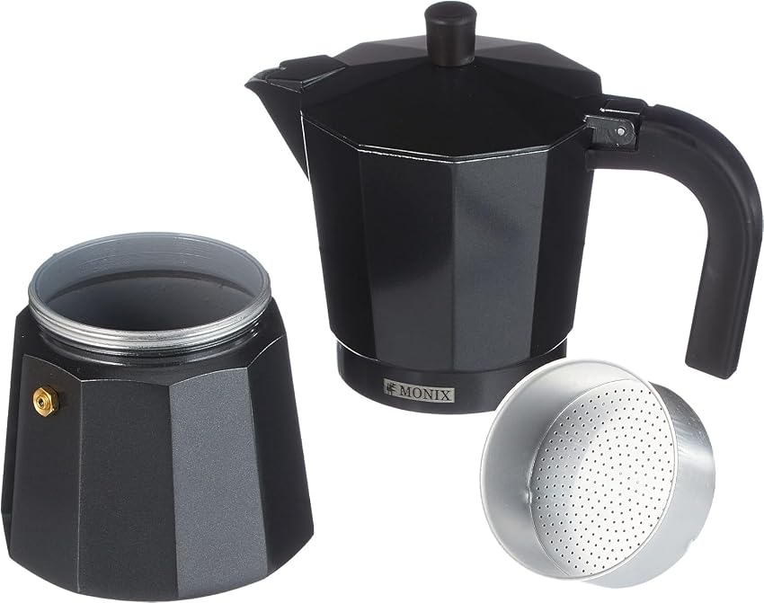 Thumbnail 4 de Monix Vitro Noir Cafetera italiana aluminio 3 tazas