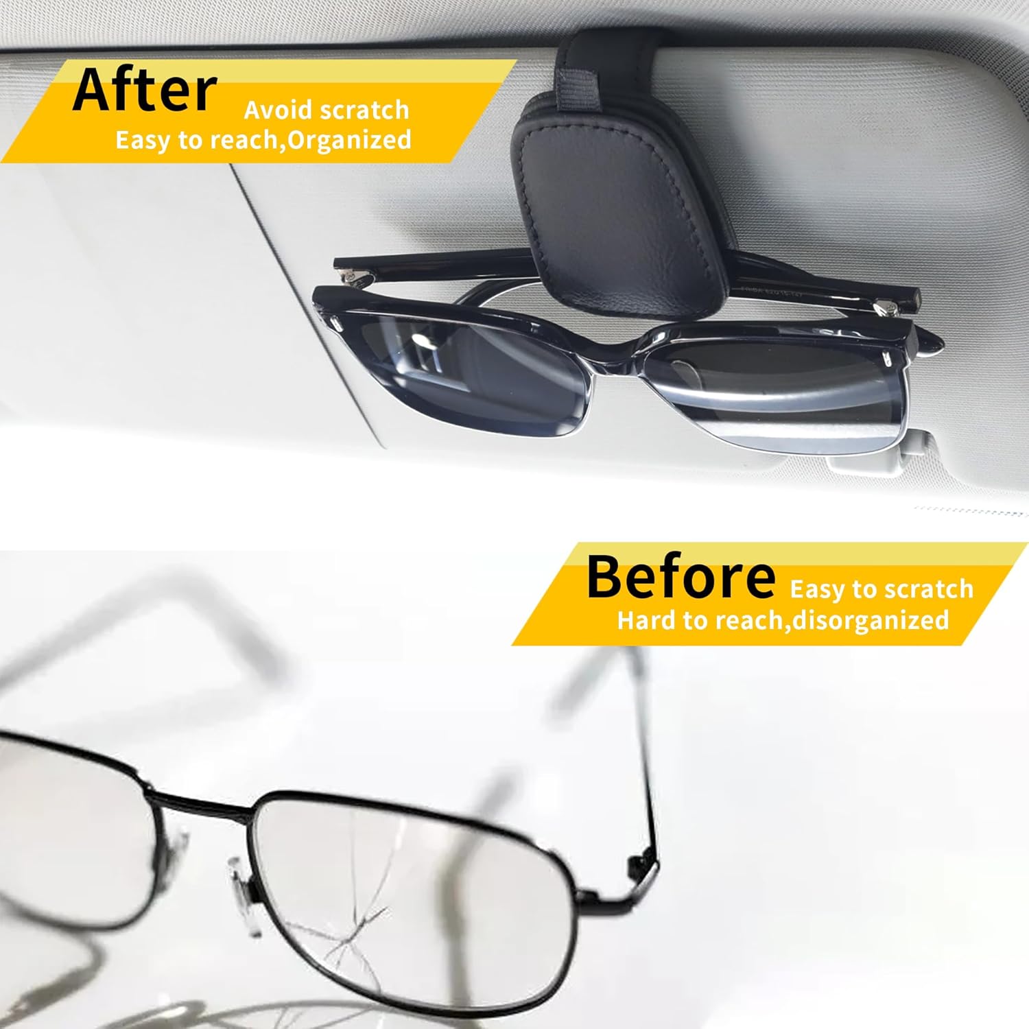 Detalle de Yuoyar Sunglass Holder 2 Pack