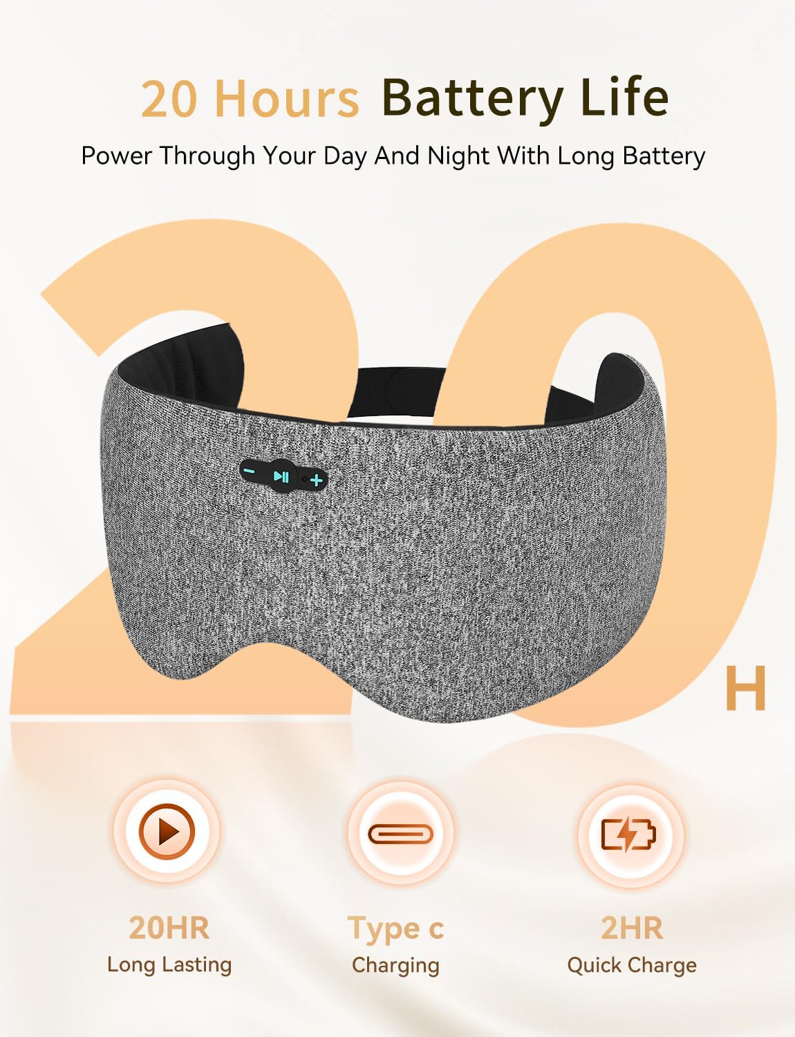 Thumbnail 1 de Sleep Mask Headphones with Bluetooth 6.0: A Practical Night-Shift Companion