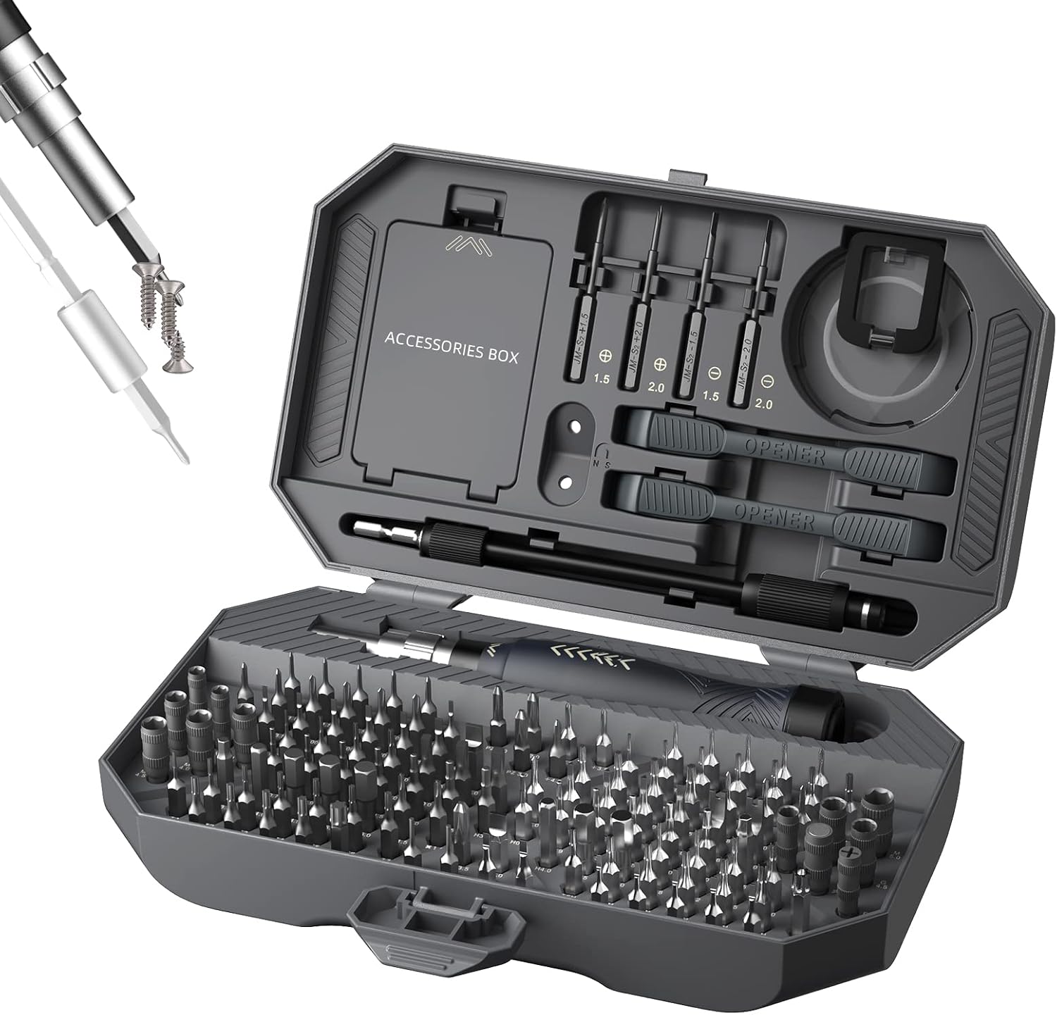 Thumbnail 6 de JAKEMY Electric Screwdriver Set with 160 Bits