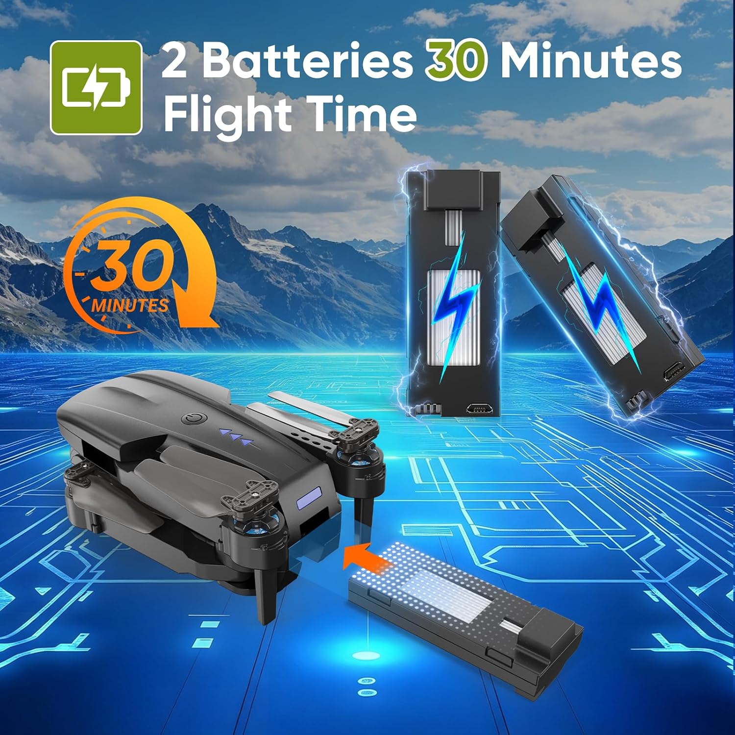 Detalle 2 de Camera Drone 1080P