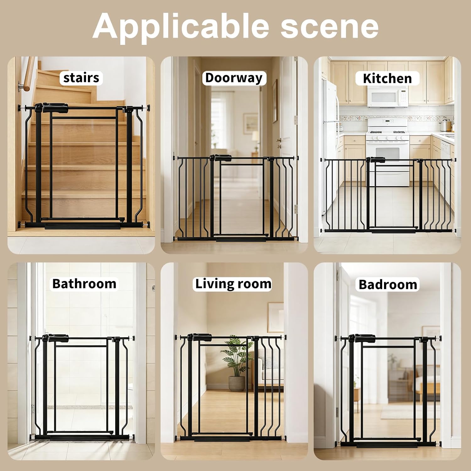 Detalle de DEARBB Baby Gate 29.14–57.48 in.