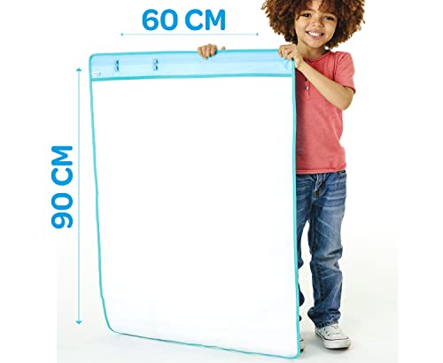 Detalle de CRAYOLA Mini Kids Tappetone Maxi 60×90 cm: superficie riutilizzabile per disegnare e colorare con pennarelli lavabili