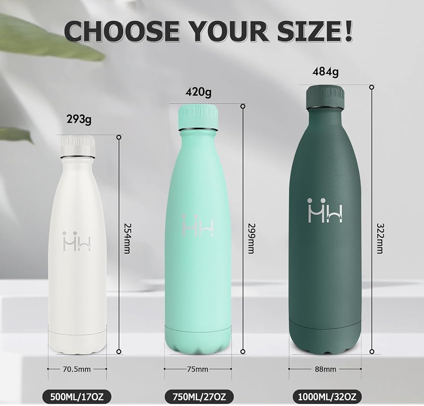Thumbnail 4 de Botella Agua Acero Inoxidable 500ml — termo reutilizable sin BPA