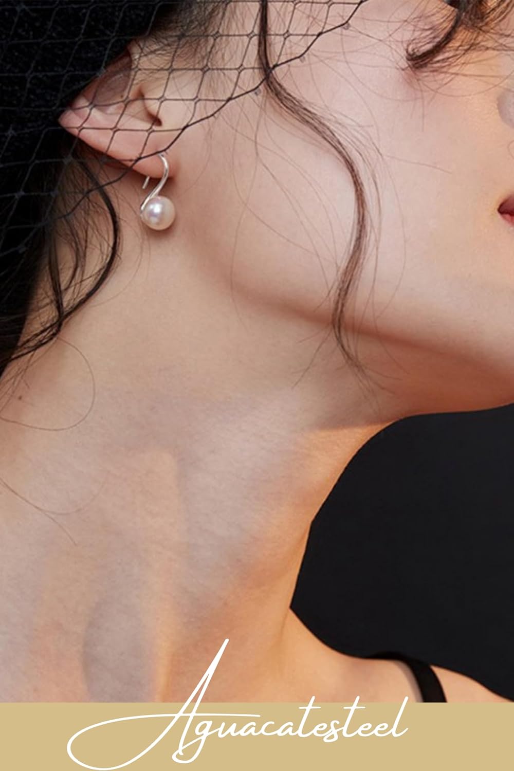 Detalle 2 de AGUACATESTELL Pendientes plata 925