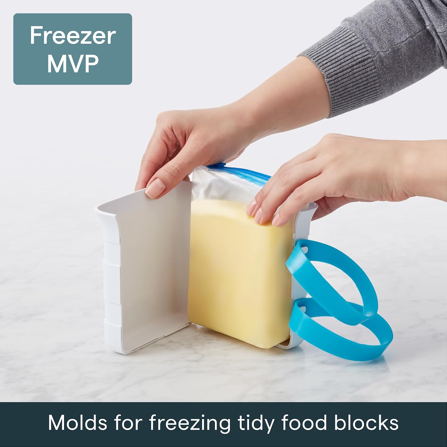 Thumbnail 1 de YouCopia FreezeUp Freezer Food Block Maker 2-Cup 🍽