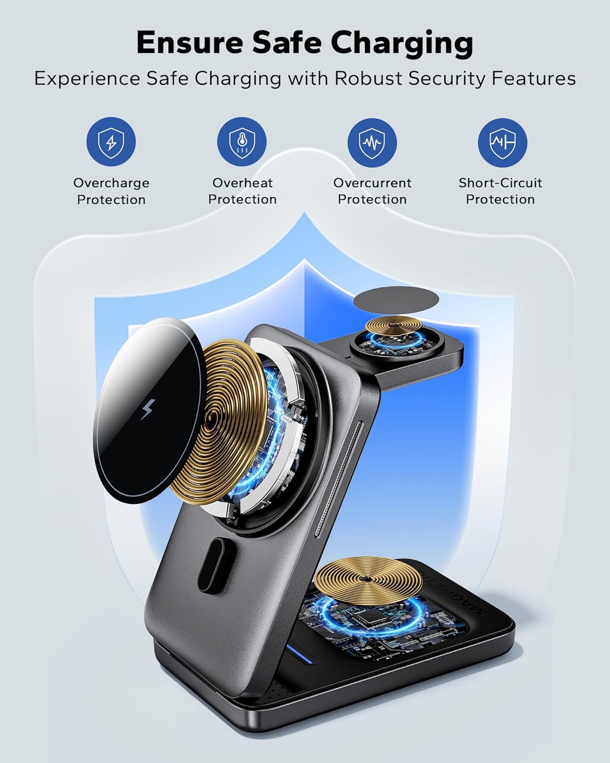 Thumbnail 6 de KPON Foldable 3in1 Charging Station for iPhone 17