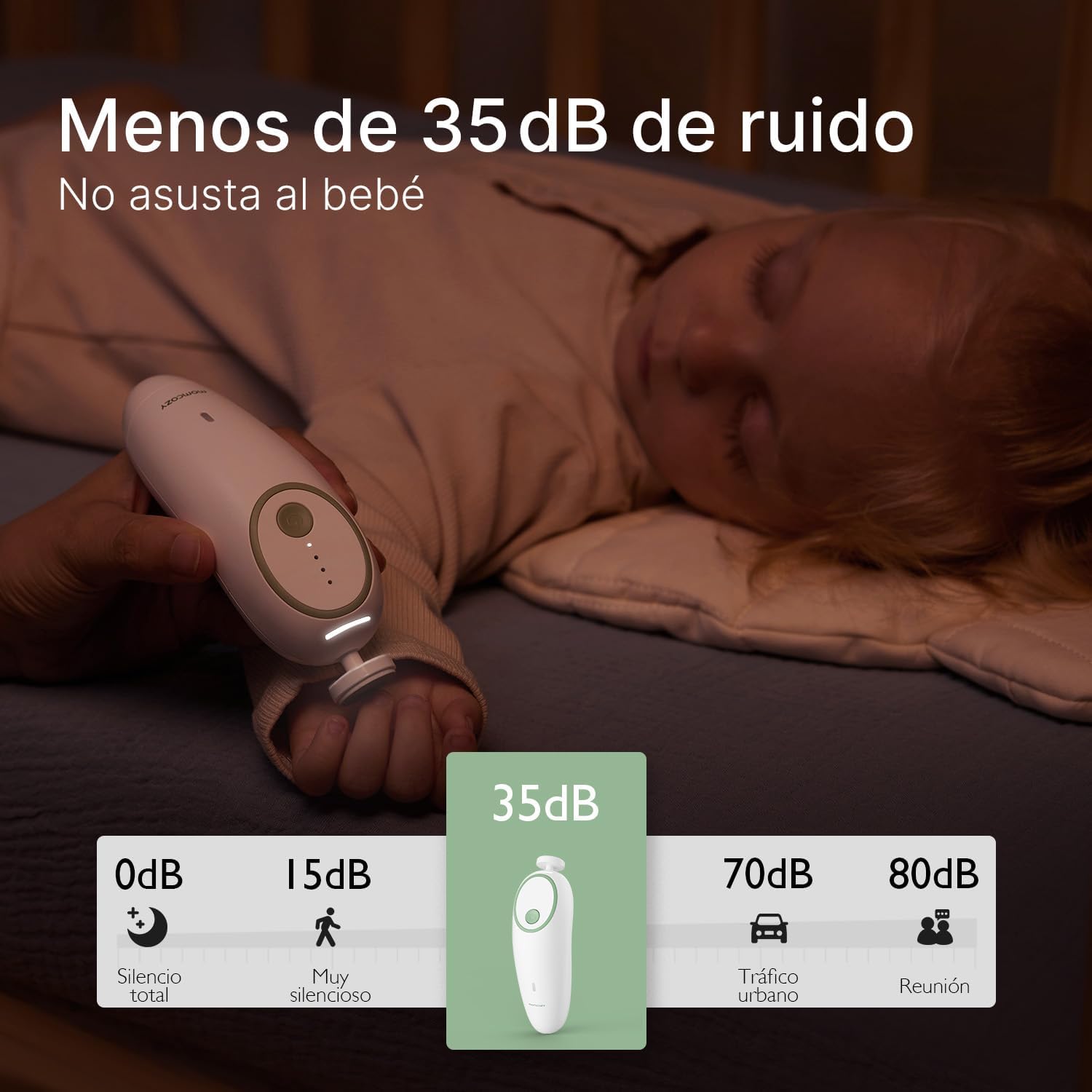 Thumbnail 2 de momcozy Lima de Uñas Eléctrica para Bebés