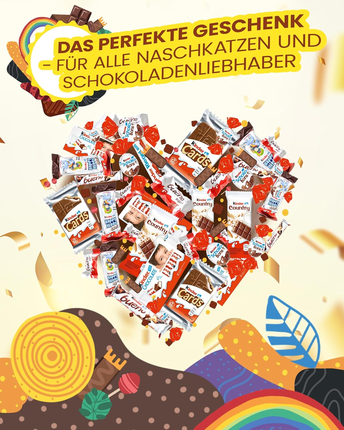 Thumbnail 3 de Süßigkeiten Box mit Kinderschokolade „Schokotraum“ von Candy Circle – Geschenk- und Naschbox mit Kinder-Snacks