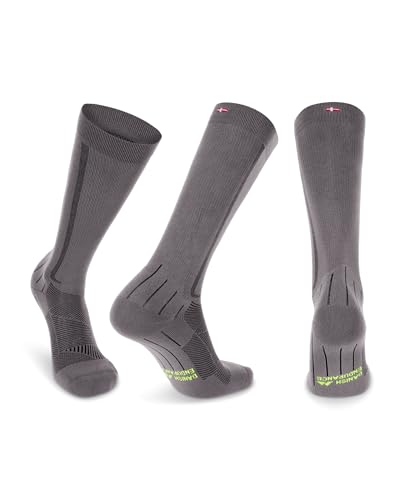 Imagen de DANISH ENDURANCE Calze Compressione Graduata 21-26 mmHg, 35-38 (Grigio/Nero) – Compressa e performanti en OfertitasTOP