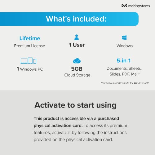 Detalle 2 de OfficeSuite Home & Business Lifetime License – 1 PC (Windows) with Physical Activation Card
