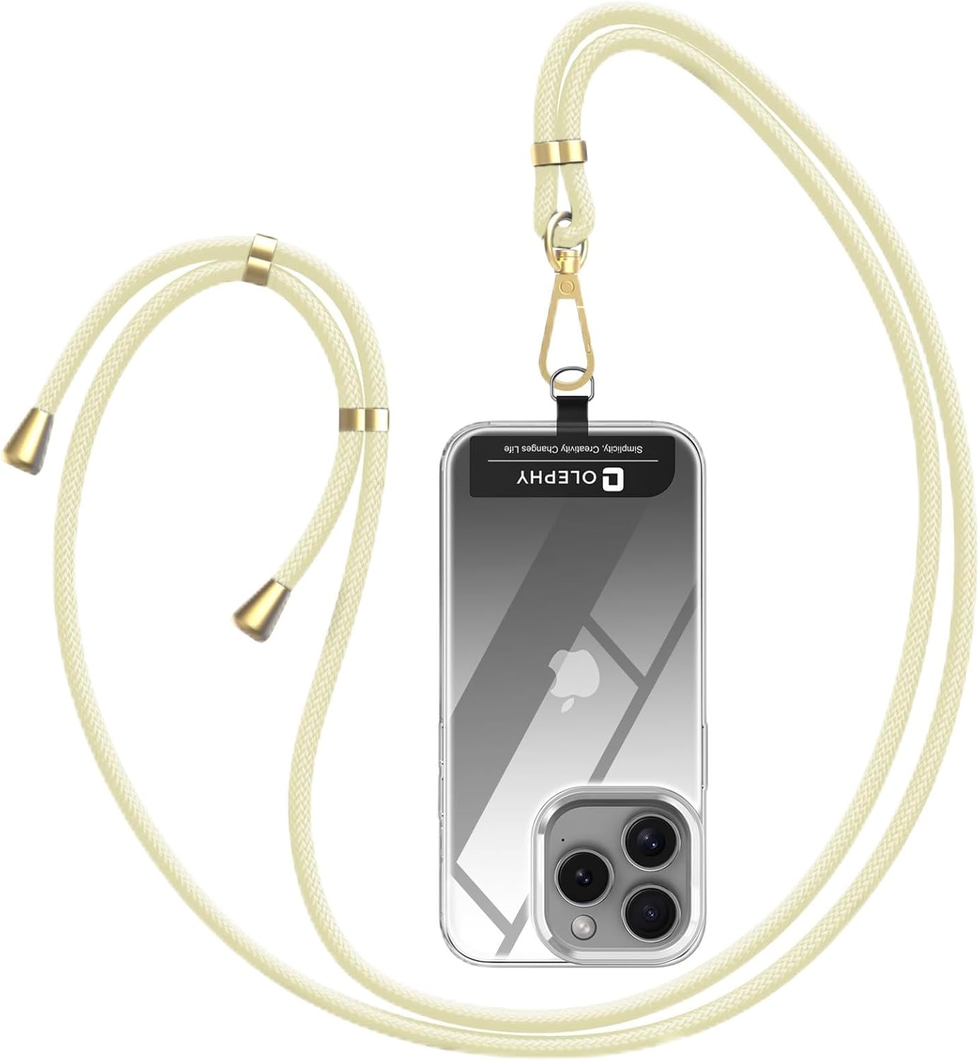 OLEPHY cordon téléphone universel beige