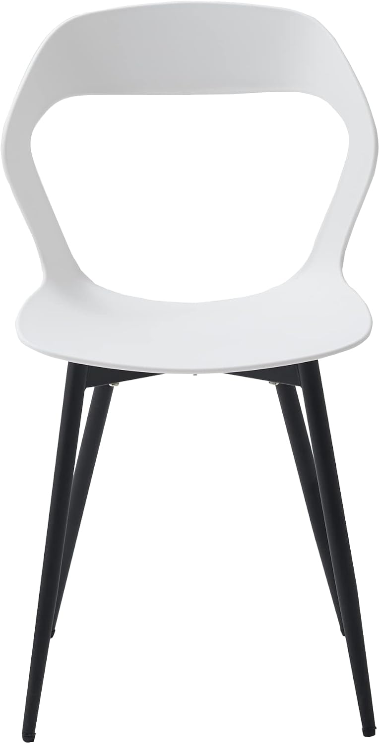 Thumbnail 3 de BenyLed LK-PPY eetkamerstoelen, set van 4 met witte polypropyleenzittingen