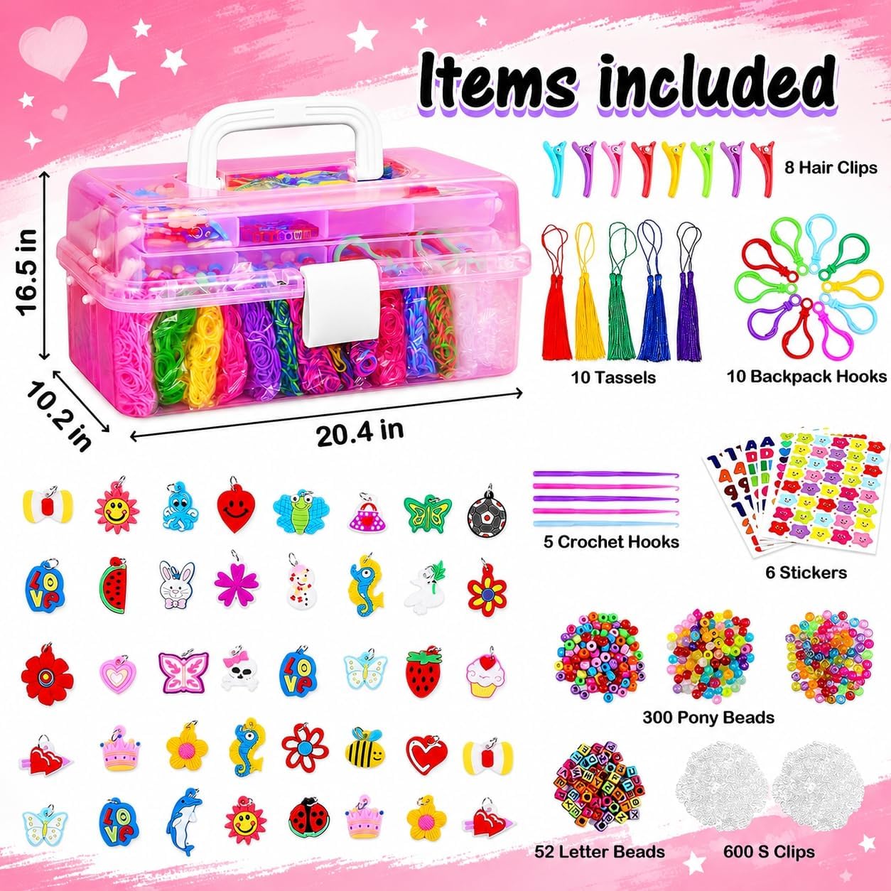 Detalle 2 de FunzBo 18000+ Loom Bands Kit