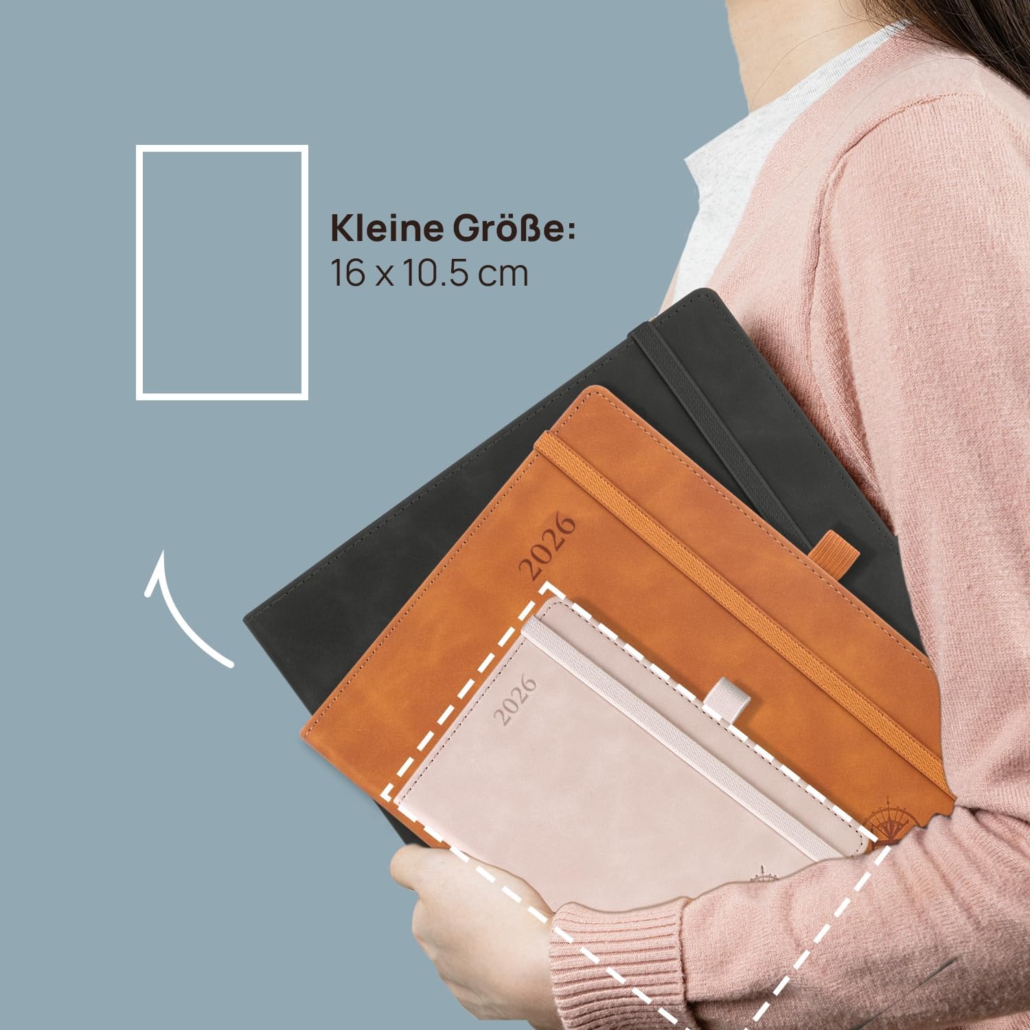 Thumbnail 1 de POPRUN Taschenkalender A6 2026 📒