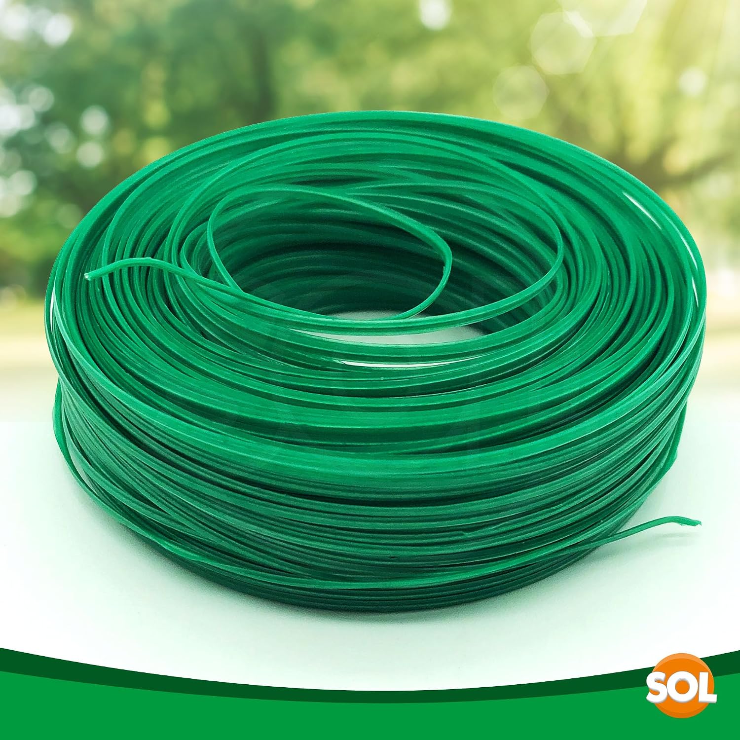 Detalle 1 de SOL 100m Garden Wire (2 x 50m) with Dispenser & Built-In Cutter