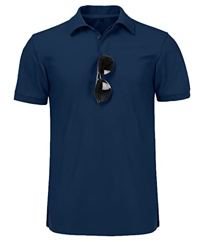 Detalle 2 de JACKETOWN Polo Shirt Uomo Manica Corta – asciugatura rapida, traspirante e versatile per sport e tempo libero