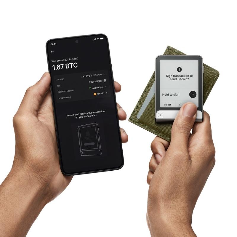 Thumbnail 2 de Ledger Flex Monedero Offline para Bitcoin, Ethereum y NFT – Gris Graphite