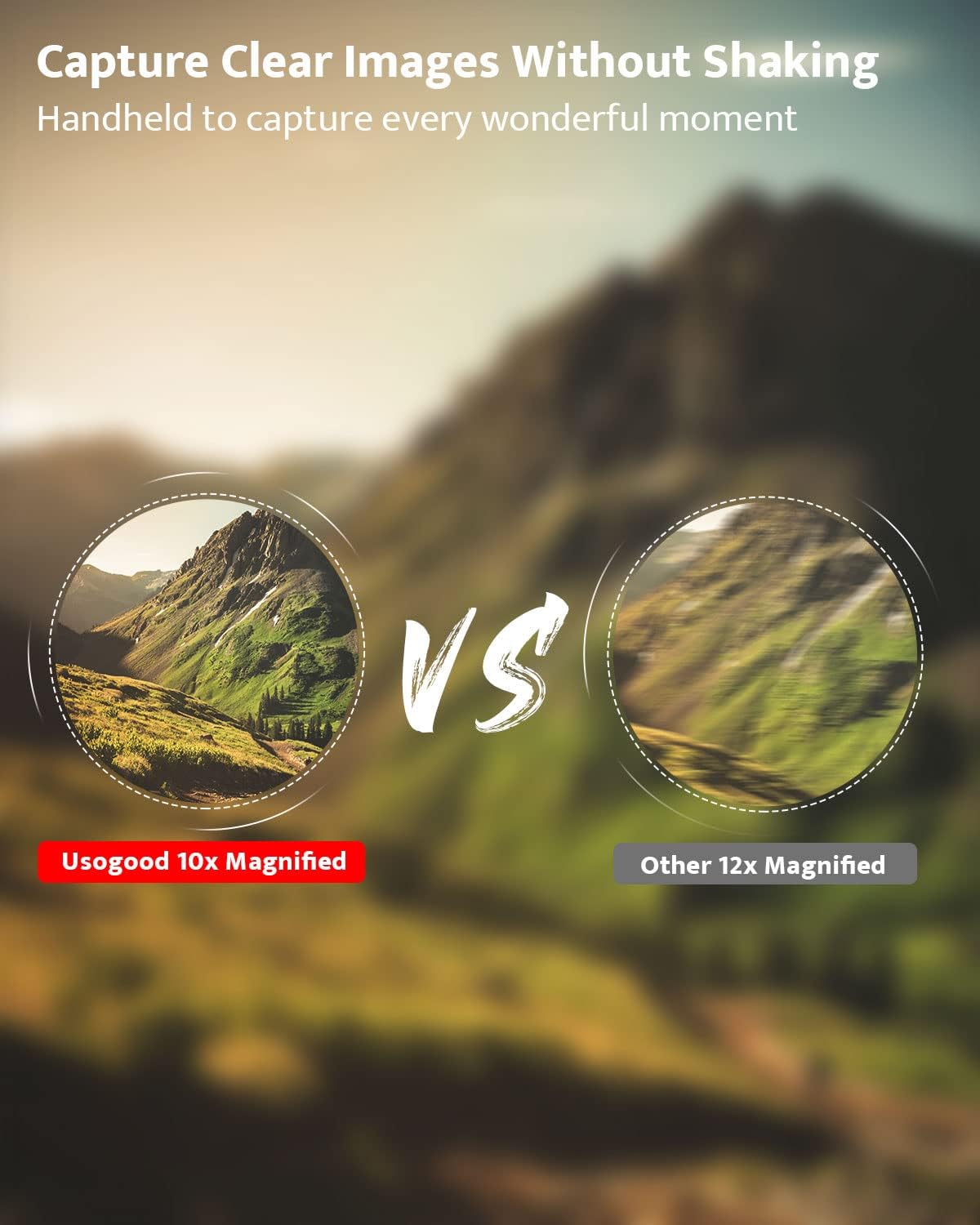 Thumbnail 4 de Usogood 10X42 Monocular for bird watching