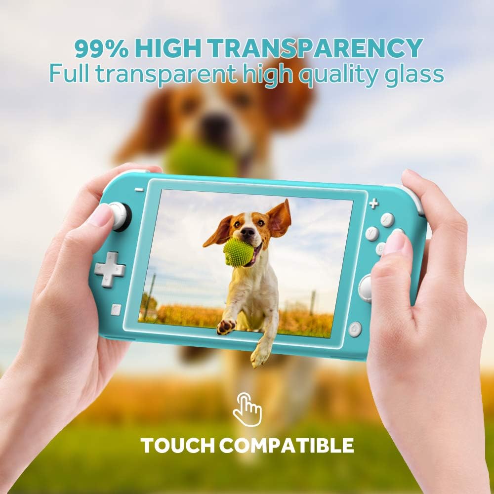 Detalle de GeeRic 8-Pcs Set Carry Case for Switch Lite + Screen Protectors & Accessories