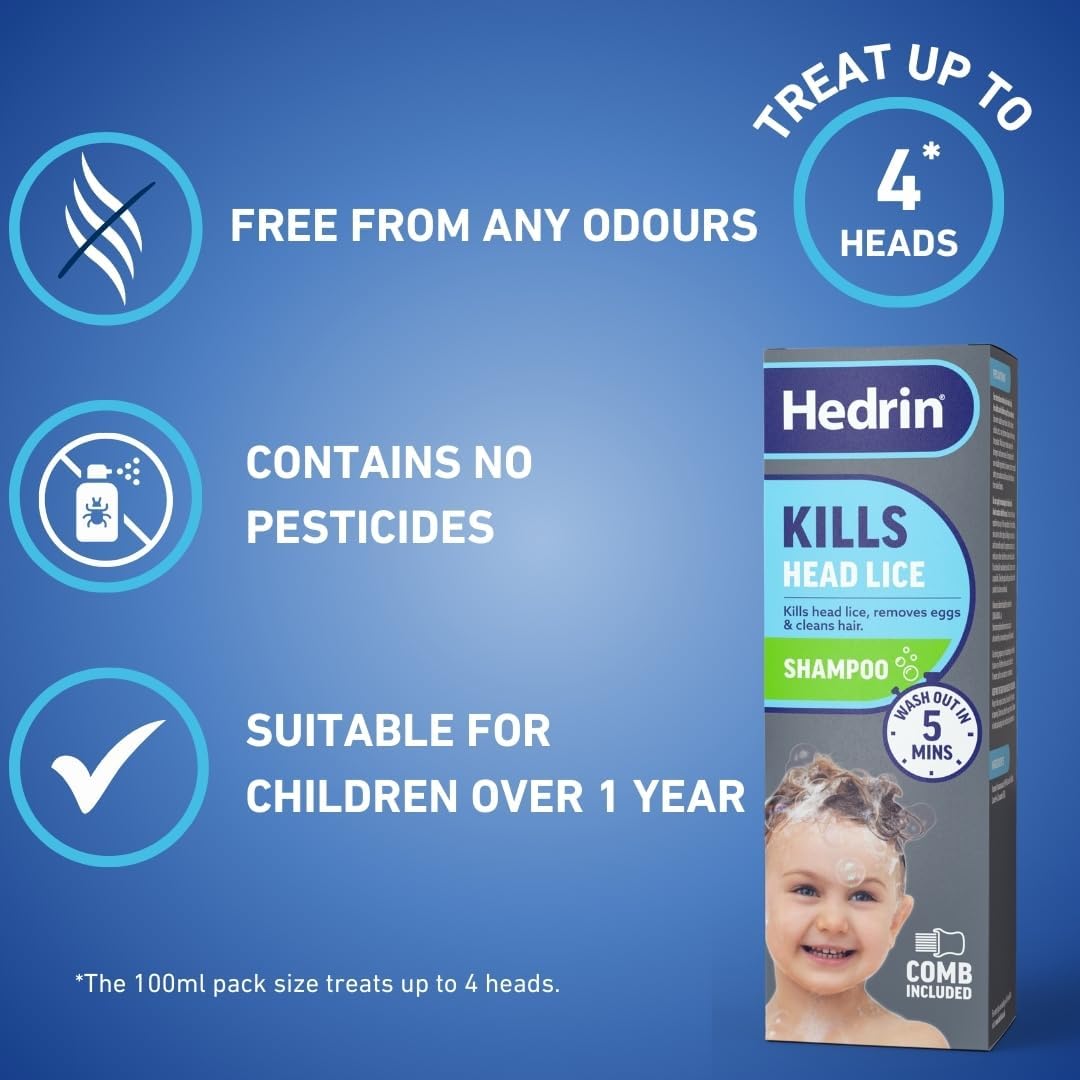 Thumbnail 3 de Hedrin Head Lice Shampoo 100 ml kit