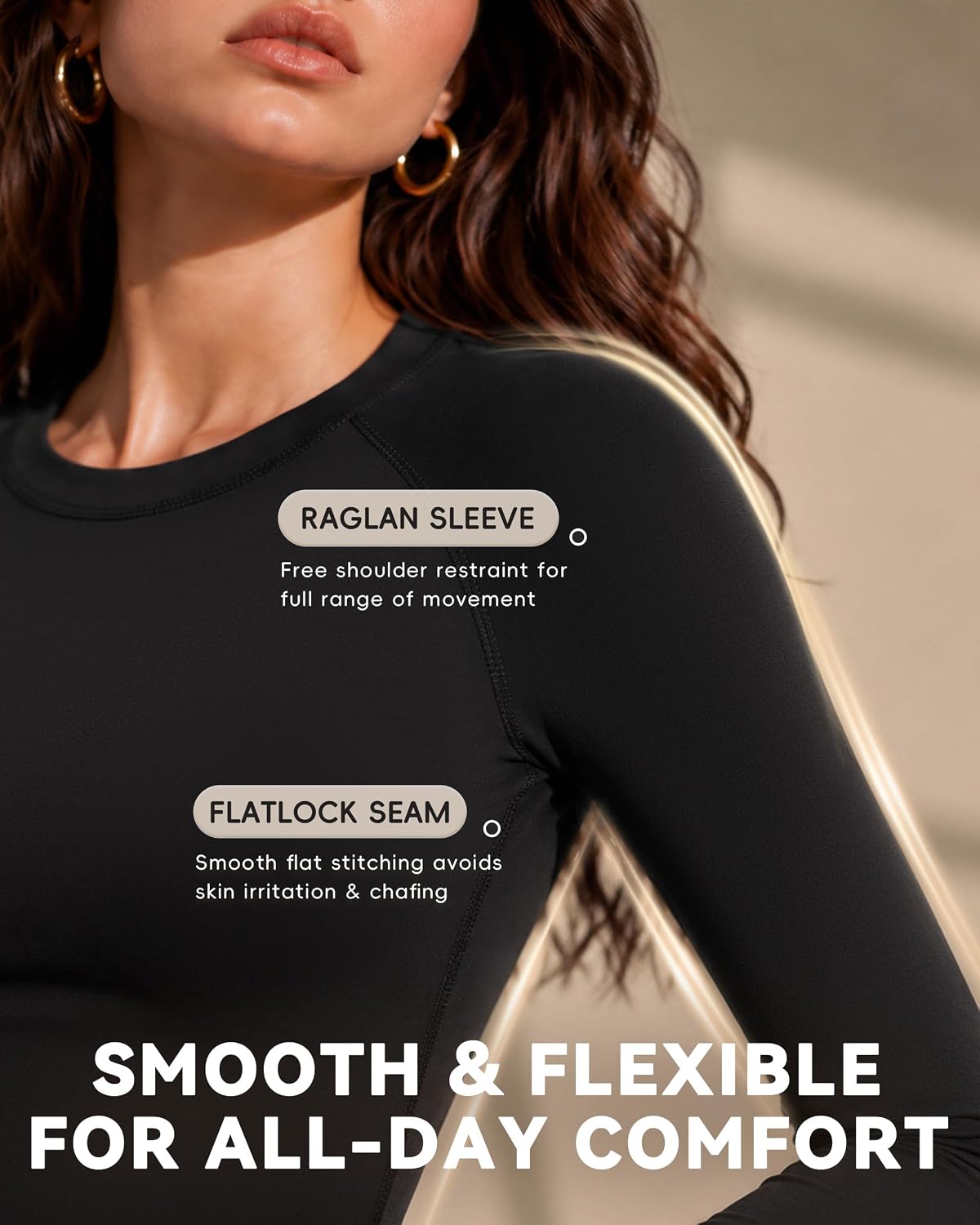 Detalle 2 de Leapstride Women's Compression Shirts 5-Pack