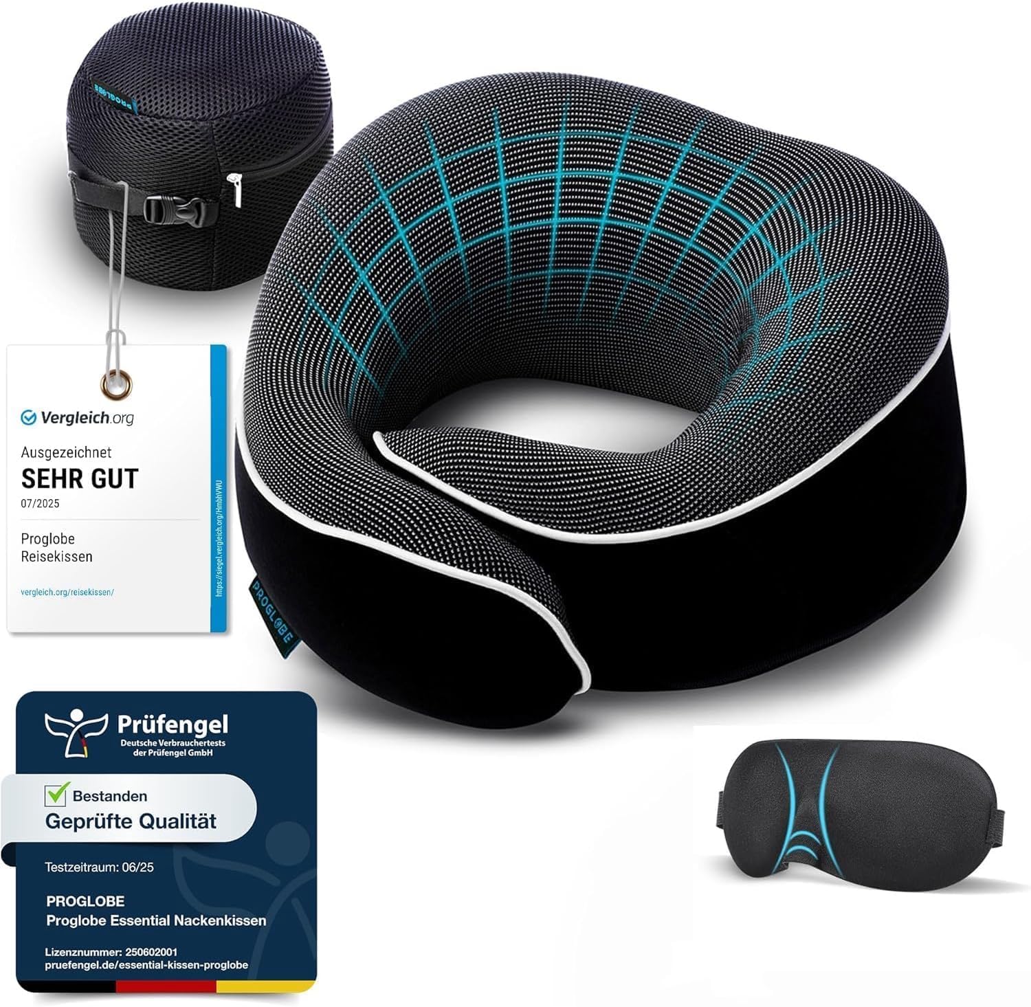 Detalle de Proglobe Nackenkissen Memory Foam 100%